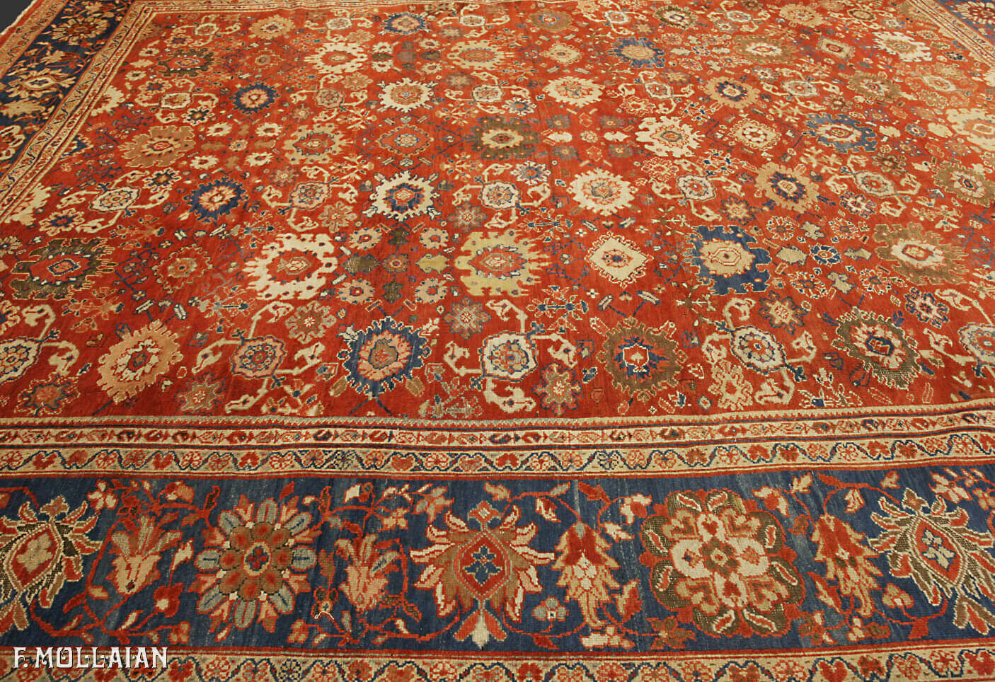 Antique Persian Mahal Ziegler Carpet n°:55348489